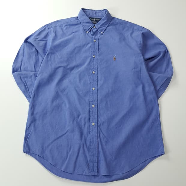 CK626 XL 폴로 90s 홍콩판 블루 핀포인트 셔츠 남방