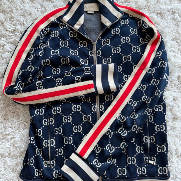 구찌 자카드 CG 모노그램 져지