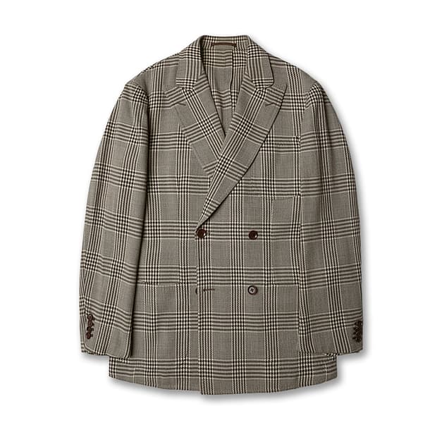 링자켓 [Sartoring Ring] 글렌체크 더블 자켓 For 란스미어