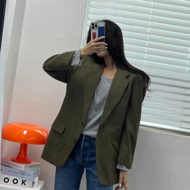 (S)빈티지 울 블레이져-M1397