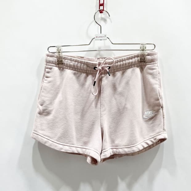 나이키 에센셜 프렌치 테리쇼츠 핑크 S 진스센스