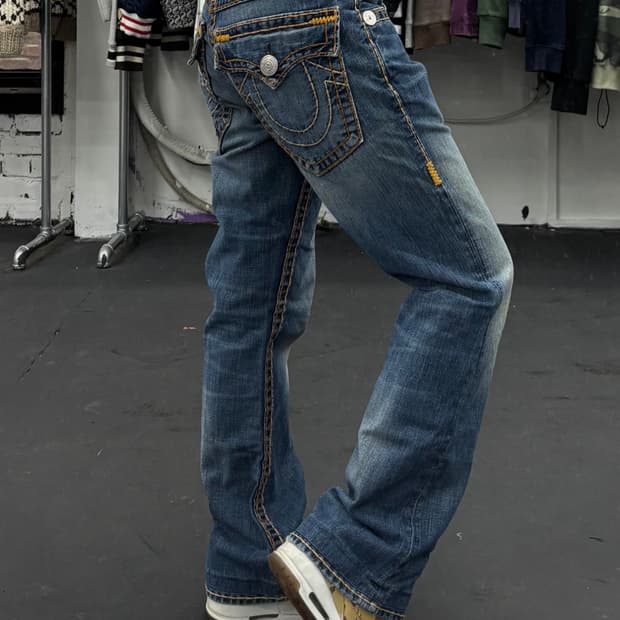 트루릴리전 슈퍼티 데님팬츠