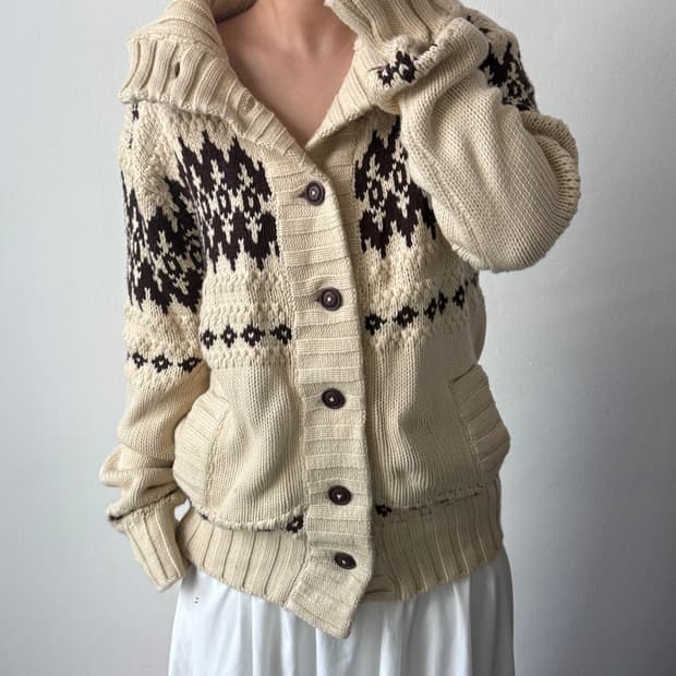 [M] 아베크롬비 헤비울 코위찬 가디건