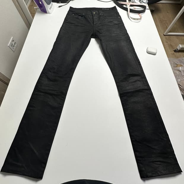 에디 생로랑 블랙 코팅진