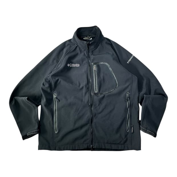 콜롬비아 티타니움 소프트쉘 투웨이 집업 