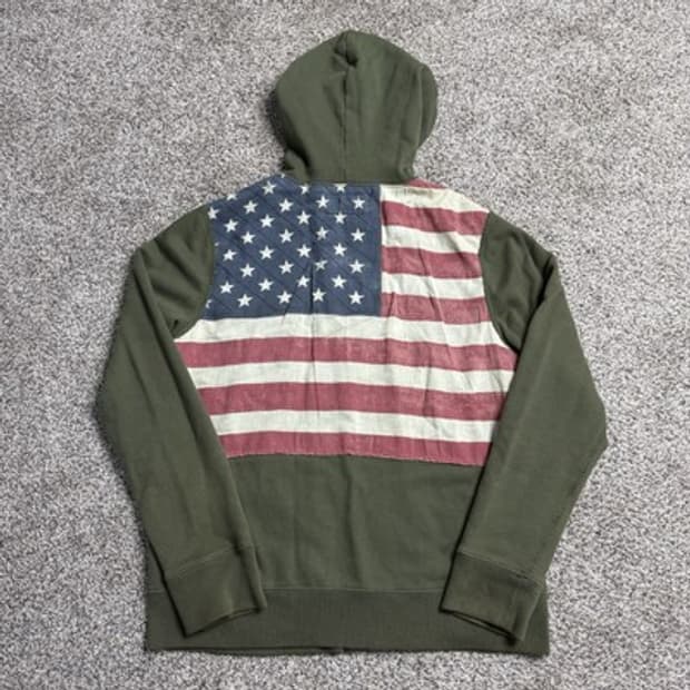 (구해요) 데님 앤 서플라이 성조기 후드집업 구합니다