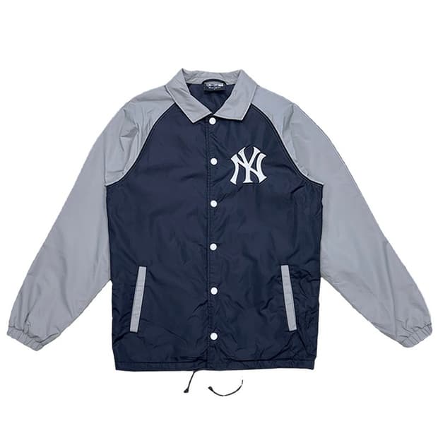 뉴욕 양키즈 MLB 맨즈 코치 자켓 네이비 S