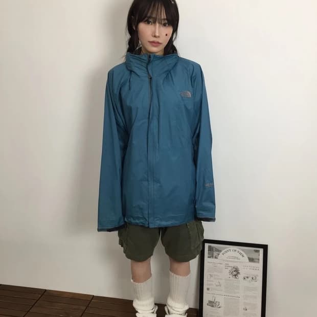 The North Face Sky Blue Windbreaker