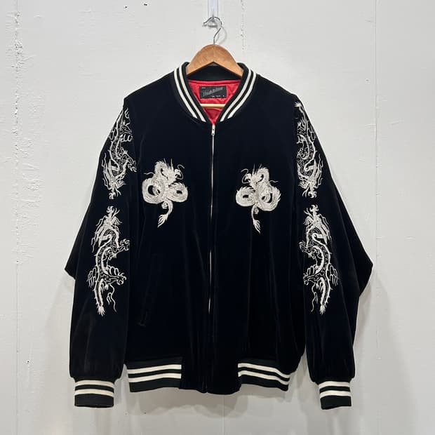 호시히메 드래곤 자수 벨벳 스카잔 115-120사이즈 (5L)