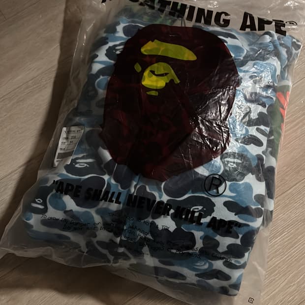 베이프 후드집업 교환,교신