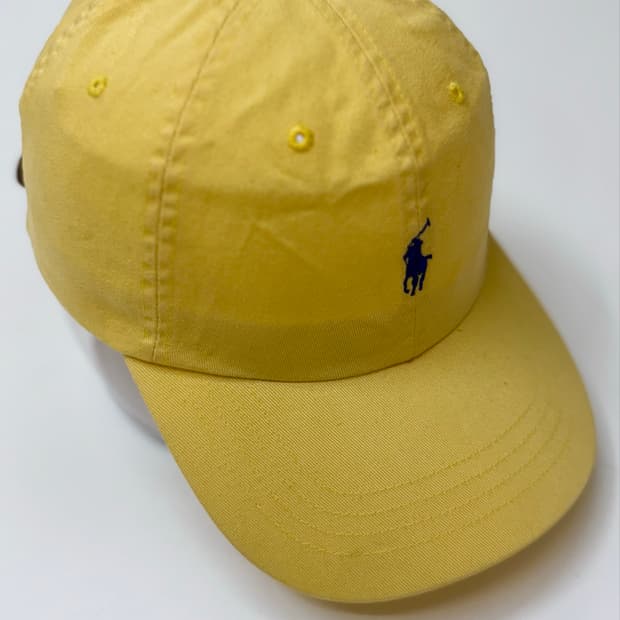 Polo 폴로 랄프로렌 옐로우 색상 코튼 볼캡