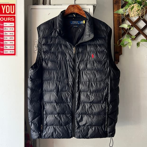[XL]폴로 랄프로렌 PERFORMANCE 경량 패딩 베스트