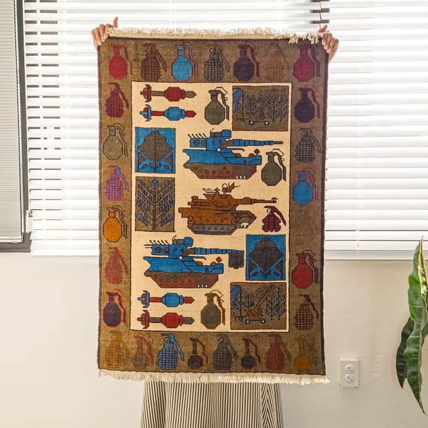 Afghan War Rug W922619