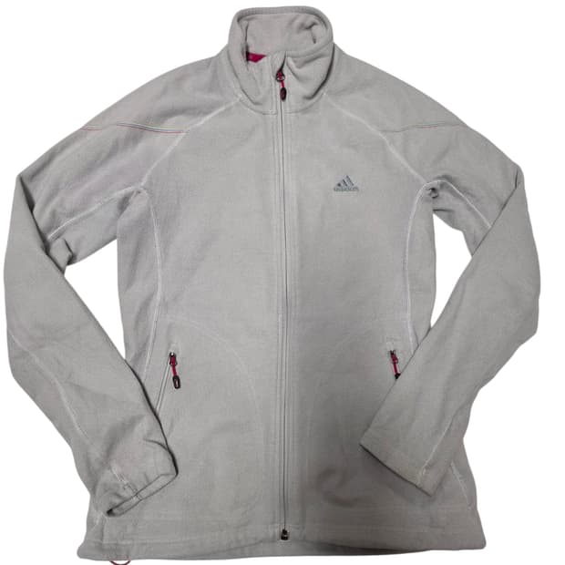 아디다스 아웃도어 후리스 아이보리 90 (실측 60/45)