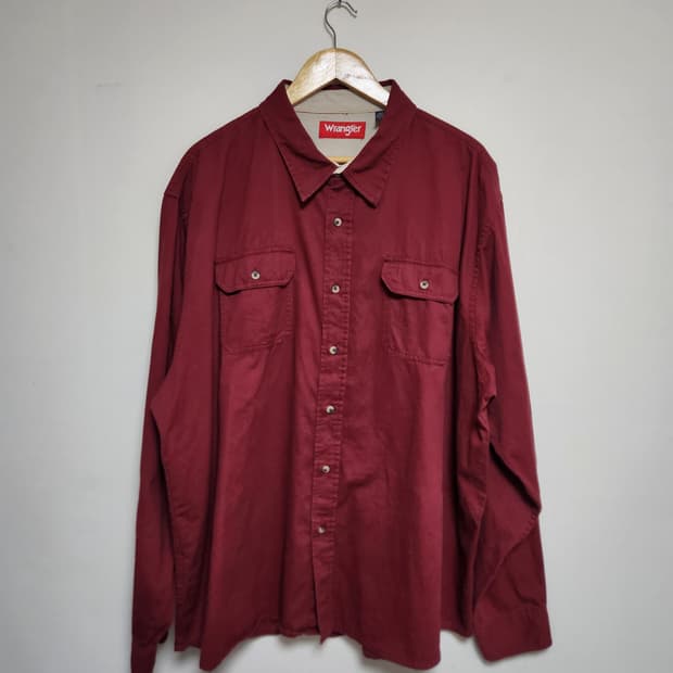 랭글러Wrangler 코튼 워크 셔츠 2XL - S88