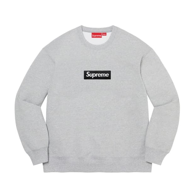 슈프림22FW 박스로고 크루넥