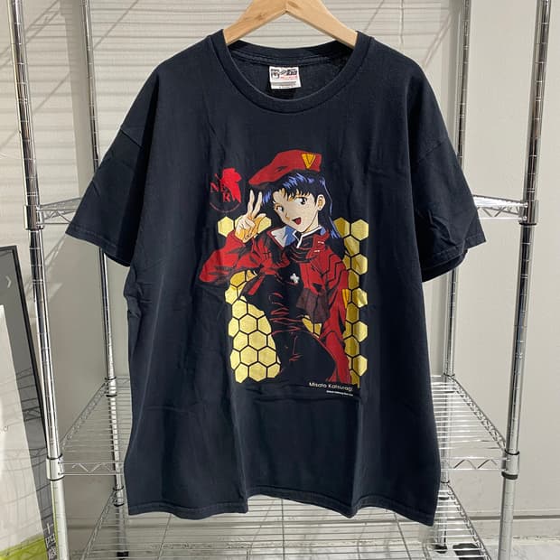 에반게리온 미사토 부틀렉 애니메이션 티셔츠