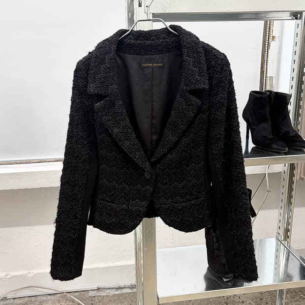 츠모리 치사토 부클레 울 자켓