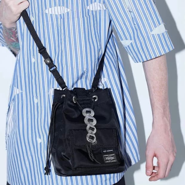 toga x porter/토가 포터 스트링백 블랙컬러