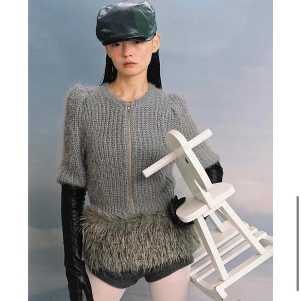 어썸니즈 CLASSIC HUNTING CAP_LEATHER BLACK