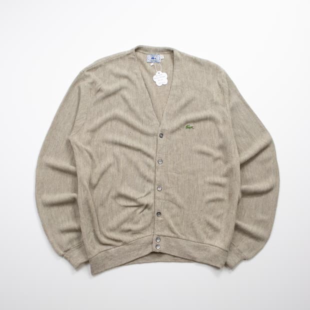 80s IZOD 라코스테 가디건 오트밀