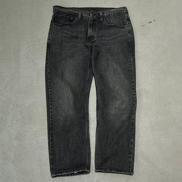 리바이스 502 흑청 데님팬츠 s10839