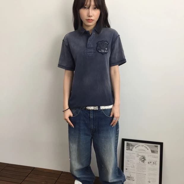 Polo Jeans Faded Crest Polo