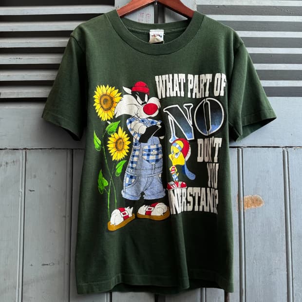 [S]90's 루니툰 USA 빈티지 프린팅 티셔츠