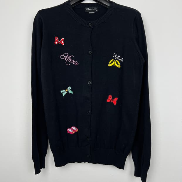 O105 디지니 리본 포인트 가디건