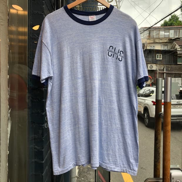 70s~90s Ringer T-shirt-XL