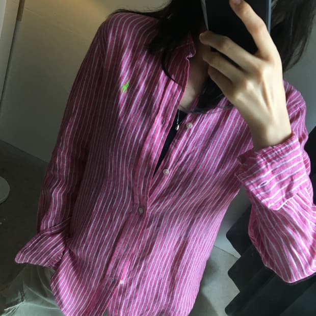 폴로 랄프로렌 스트라이프 코튼셔츠