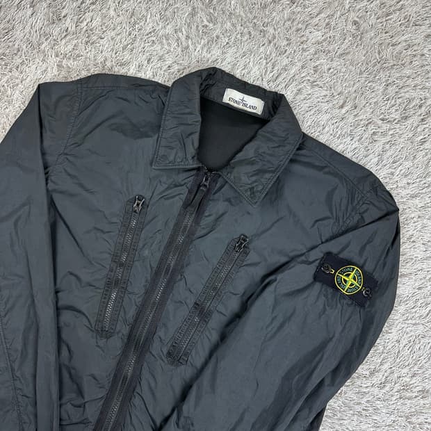 [L] 백화점판 정품 스톤아일랜드 21FW 크링클랩스 나일론 오버셔츠