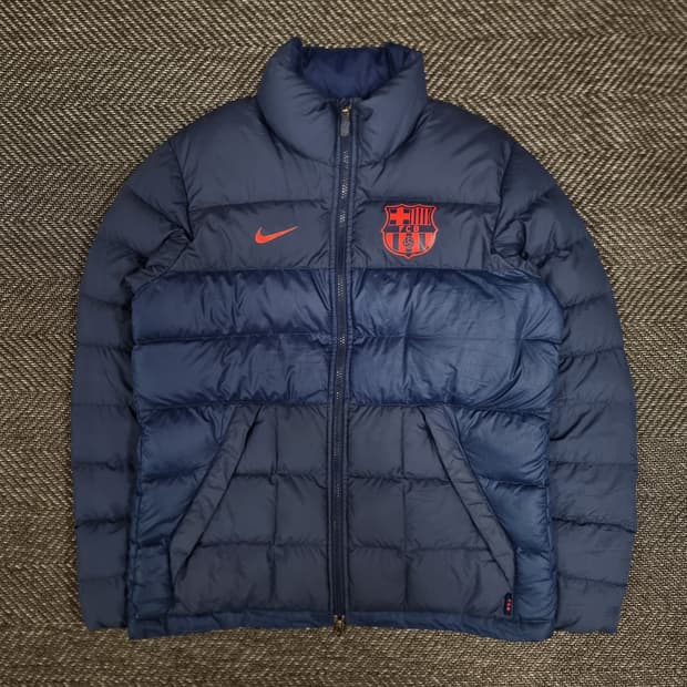 나이키 FC바르셀로나 다운 패딩