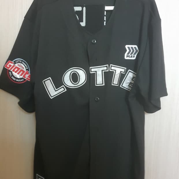 롯데자이언츠 올드 블랙 어센틱 110 노마킹