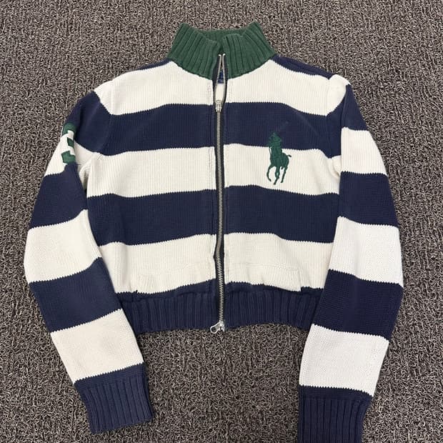 POLO 폴로 랄프로렌 빅포니 스트라이프 여성 니트 S