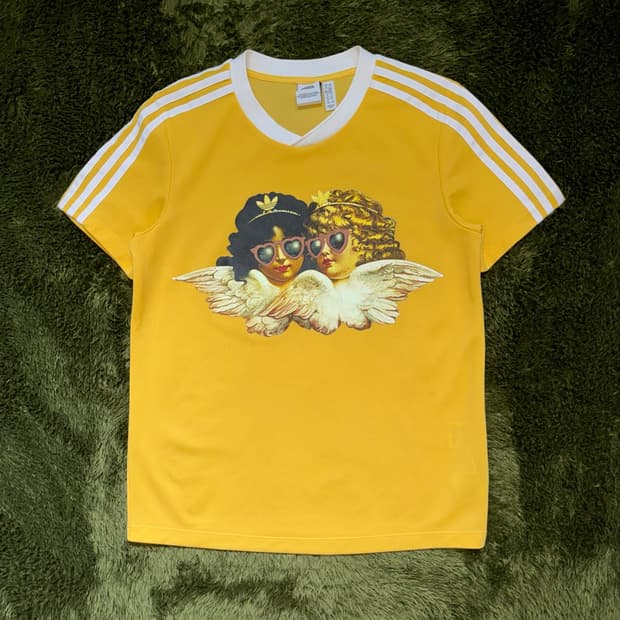 [M] 아디다스 X Fiorucci Milan 엔젤 그래픽 티셔츠