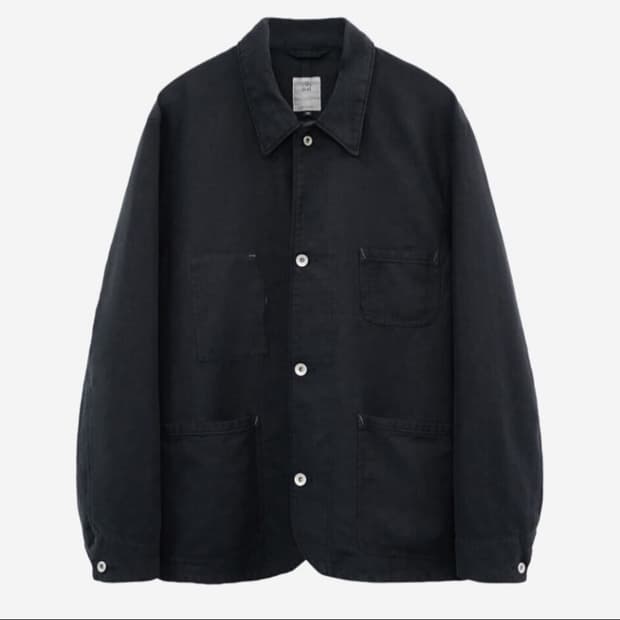 폴리테루 / 커버올 초어 코튼 자켓 블랙 / 4