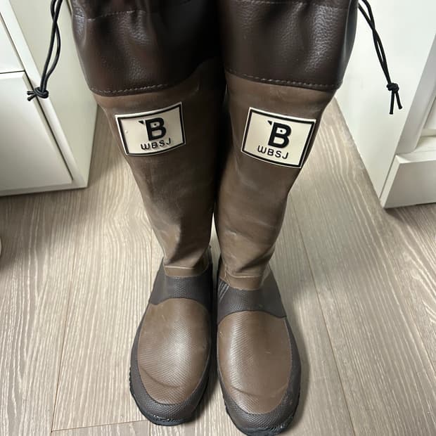 WBSJ 레인부츠 브라운 235-240