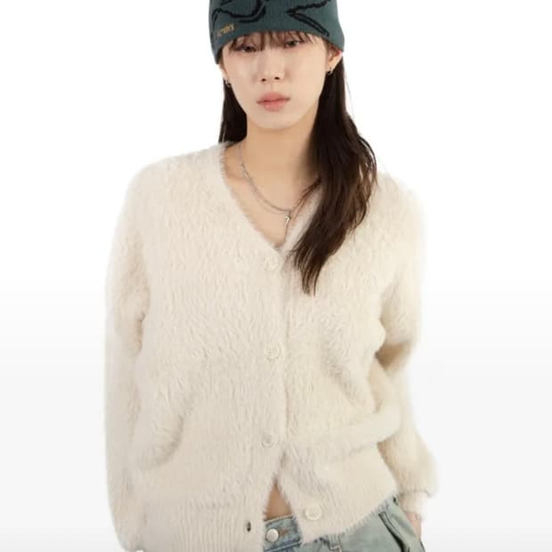 릿킴 퍼 가디건