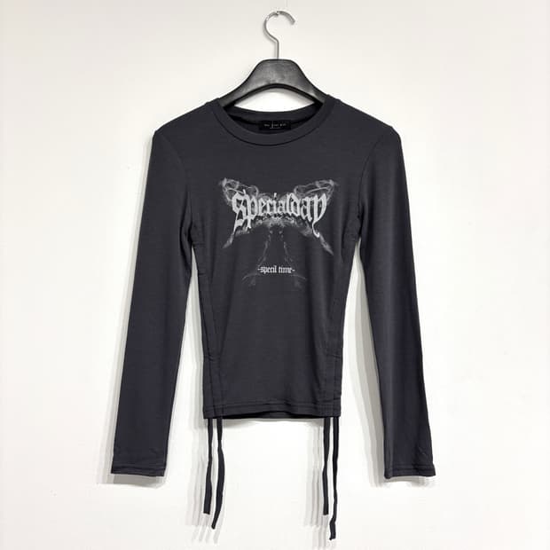 [새상품] 셔링 긴팔티