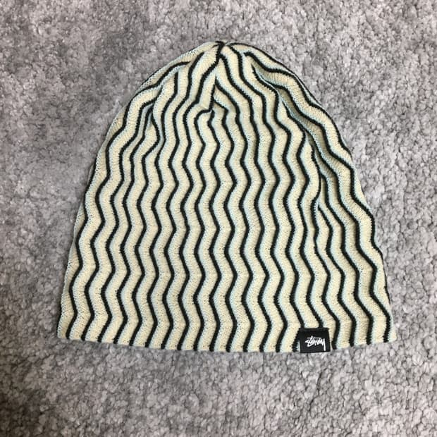 스투시 비니 Stussy Skullcap Crinkle Stitch