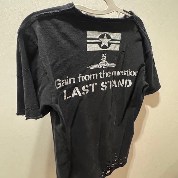 Last Stand 레어 빈티지 디스트로이드 티셔츠 v