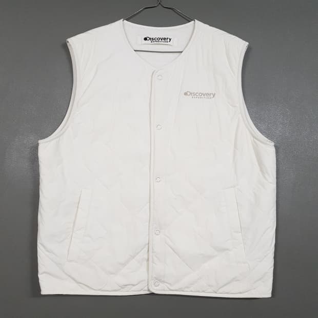 XL) 디스커버리 신형 21ss 리버서블 양면 퀼팅 쉐르파 플리스 베스트