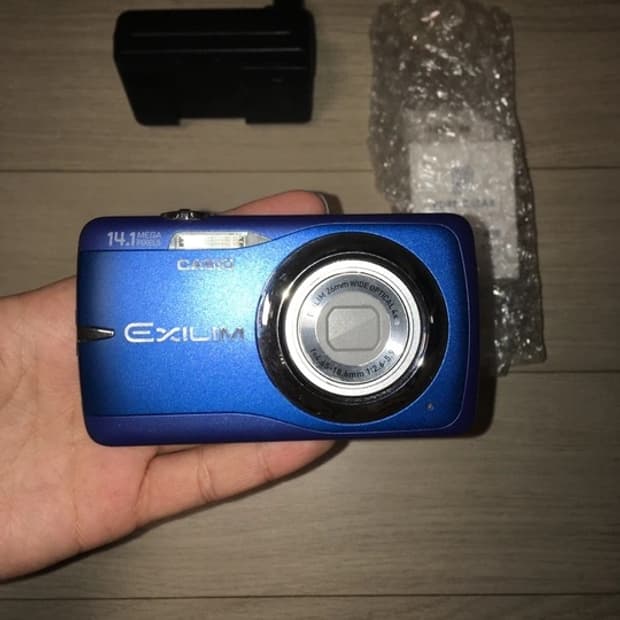 카시오 엑슬림 ex-z550 디카 블루