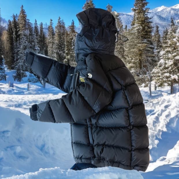 마운틴하드웨어 고프코어 구스다운 패딩 M