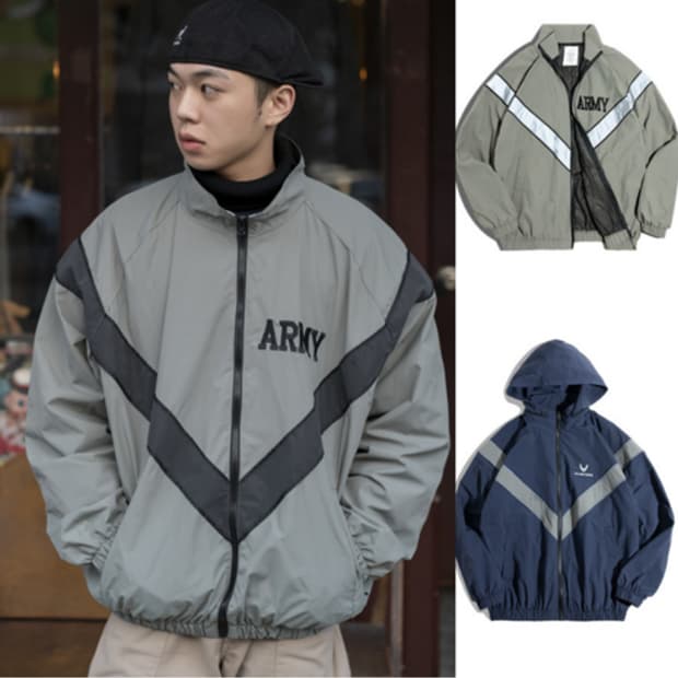 미군 ARMY 바람막이 IPFU 1세대 XL