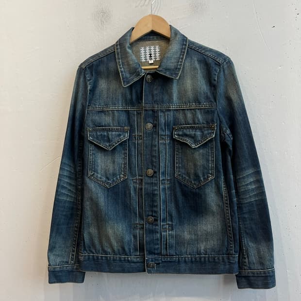 타케오 키쿠치 타입2 워시드 데님자켓 