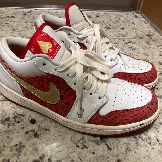 나이키 에어 조던 1 로우 카드 패턴