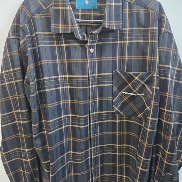 다이아몬드 레이라 체크셔츠 L