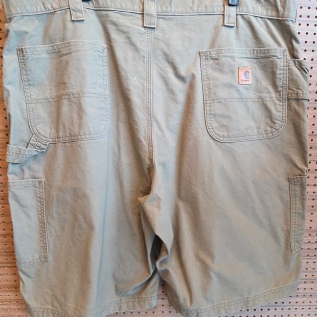 [빅사이즈] 칼하트 B147 카펜터 쇼츠 LBR 카키빛